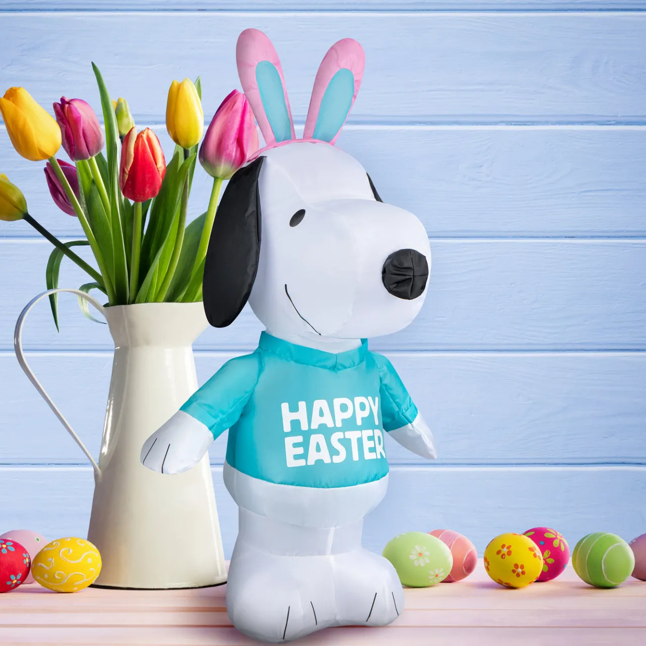 Discount National Tree Company 19 in. Inflatable Easter Snoopy Decoration