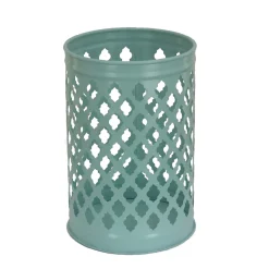 Hot National Tree Company 12 in. Modern Design and Finish Gossamer Green Outdoor Lantern Candleholder