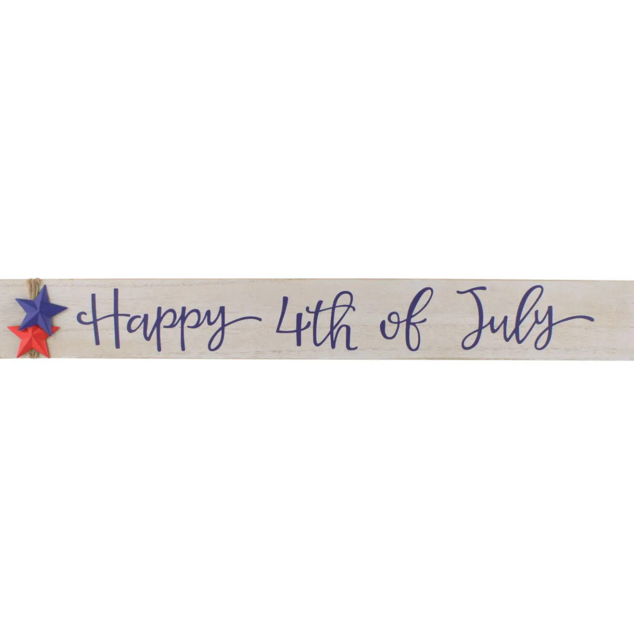 Outlet National Tree Company 19 in. Patriotic Happy 4th of July Table Decoration