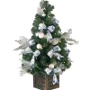 Best National Tree Company 40 in. Pre-Lit Decorative Collection Ornament Tree with Clear Lights