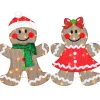 Hot National Tree Company 35 in. Pre-Lit Gingerbread Cookie Couple