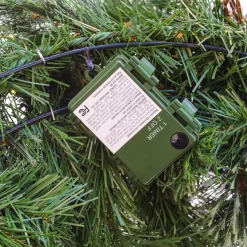 Online National Tree Company 30 in. Pre-Lit Glistening Pine Wreath with LED Lights