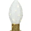 Best National Tree Company 20 in. Pre-Lit White Christmas Light Bulb Decoration