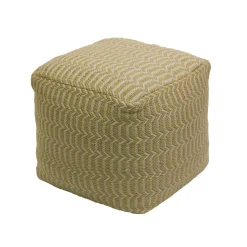 Sale National Tree Company 16 in. Sand Hand Woven Pouf Ottoman