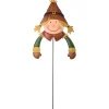 Sale National Tree Company 26 in. Scarecrow Girl Garden Stake Outdoor Fall Decoration