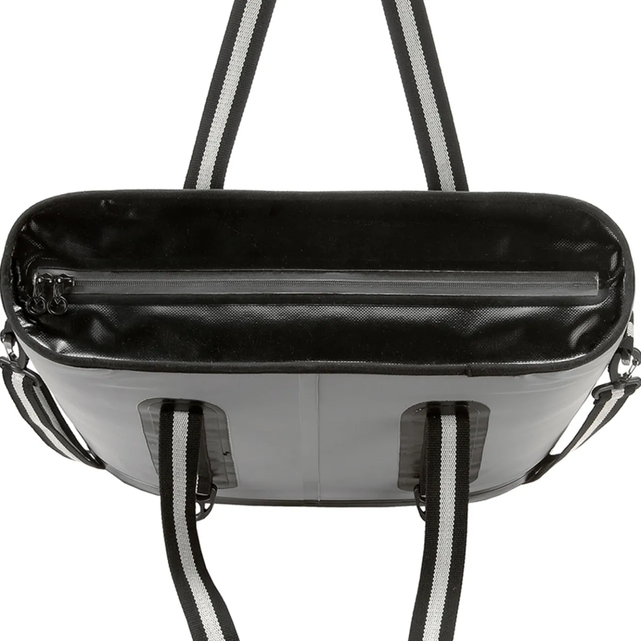 Discount National Tree Company 16 in. Soft Sided Cooler Bag Gray with Black Trim