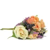 Sale National Tree Company 16 in. Spring Bouquet with Rose Blooms, Berry Clusters, Lavender