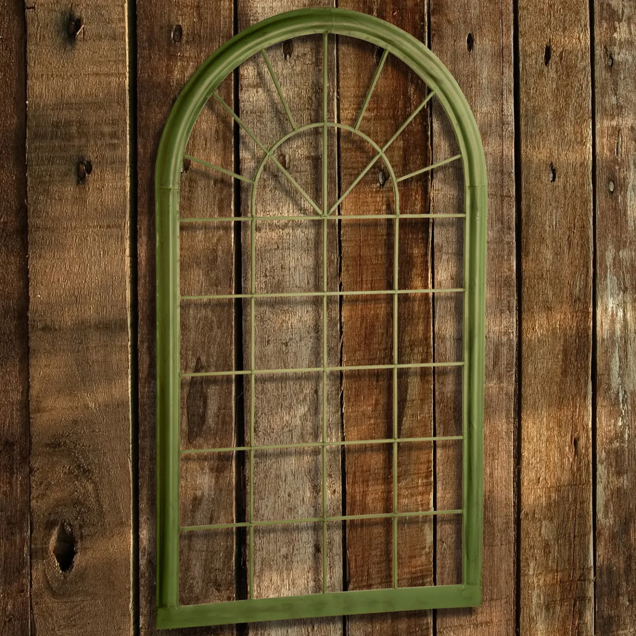 Sale National Tree Company 51 in. Spring Metal Trellis Window Frame