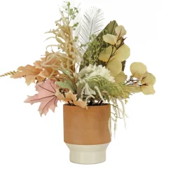 Sale National Tree Company 32 in. Spring Potted Plant Table Decoration with Assorted Palms, Leaves, Hydrangea