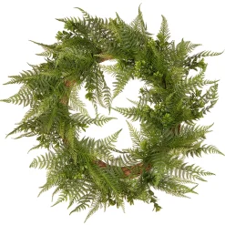 Best National Tree Company 22 in. Spring Wreath with Boston Fern Leaves