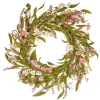 Sale National Tree Company 22 in. Spring Wreath with Flower Blooms, Seed Pods, Leafy Greens
