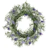Best National Tree Company 19 in. Spring Wreath with Lavender and Rosemary