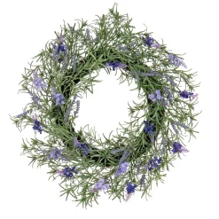 Best National Tree Company 19 in. Spring Wreath with Lavender and Rosemary
