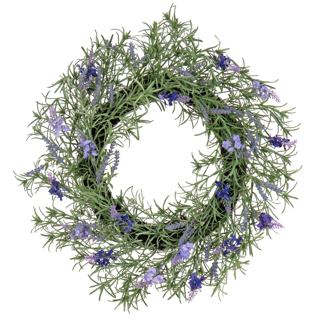 Best National Tree Company 19 in. Spring Wreath with Lavender and Rosemary