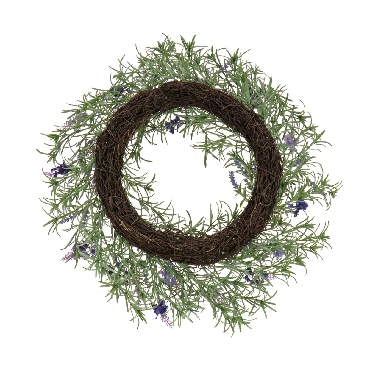 Best National Tree Company 19 in. Spring Wreath with Lavender and Rosemary