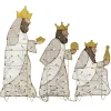 Online National Tree Company 42 in. Three Wisemen with LED Lights