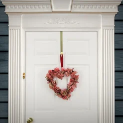 Sale National Tree Company 16 in. Valentine's Flower Blooms Floral Heart Wreath