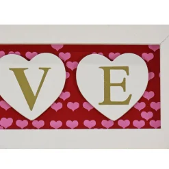Discount National Tree Company 16 in. Valentine's 'LOVE' Hanging Wall Decoration