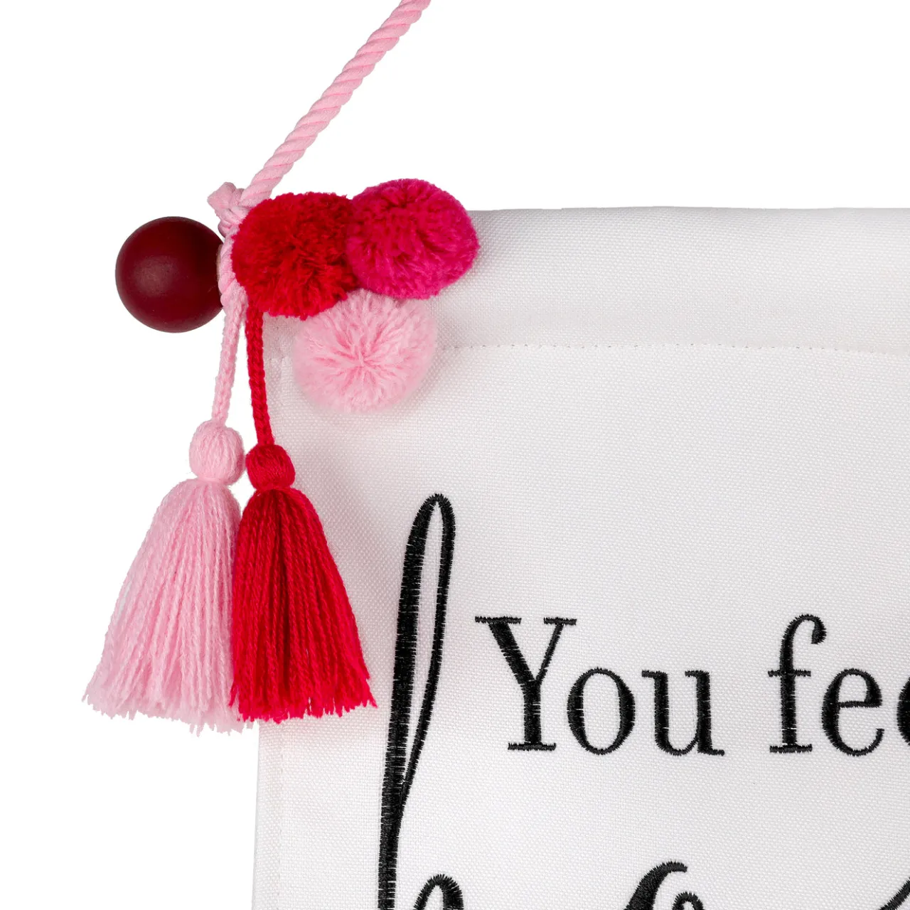Online National Tree Company 18.5 in. Valentine's 'You Feel Like Home' Banner