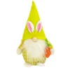 Discount National Tree Company 11 in. Yellow Easter Bunny Gnome Table Decoration