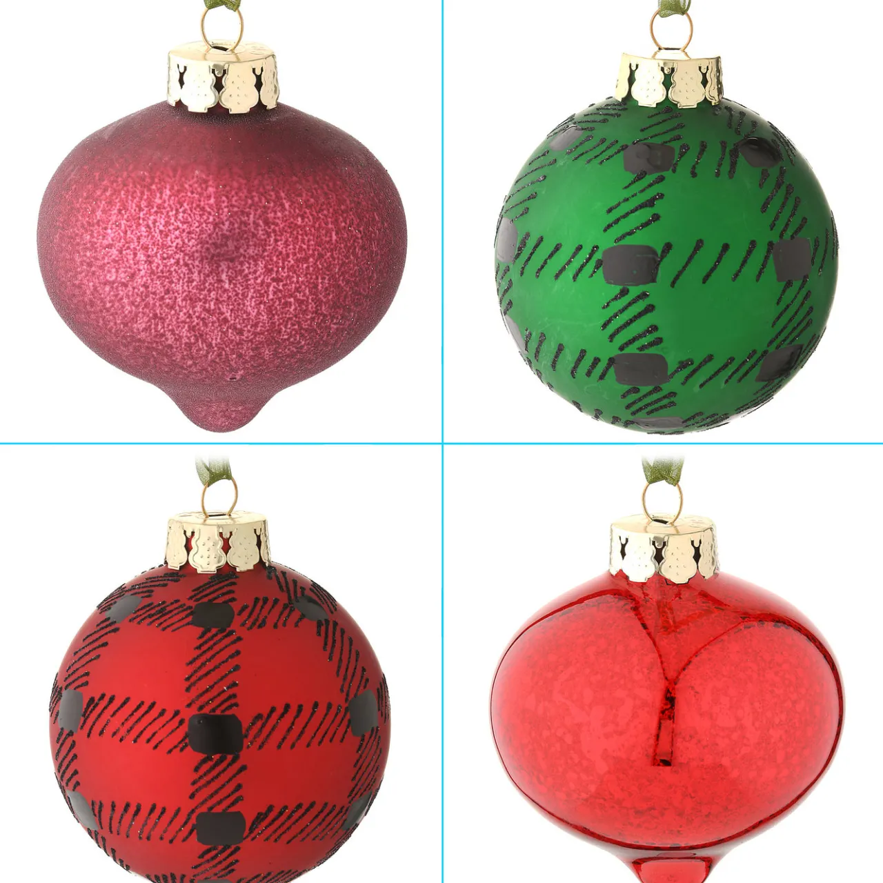 Hot National Tree Company 20-Piece Christmas Tree Ornament Set, Rural Homestead Collection