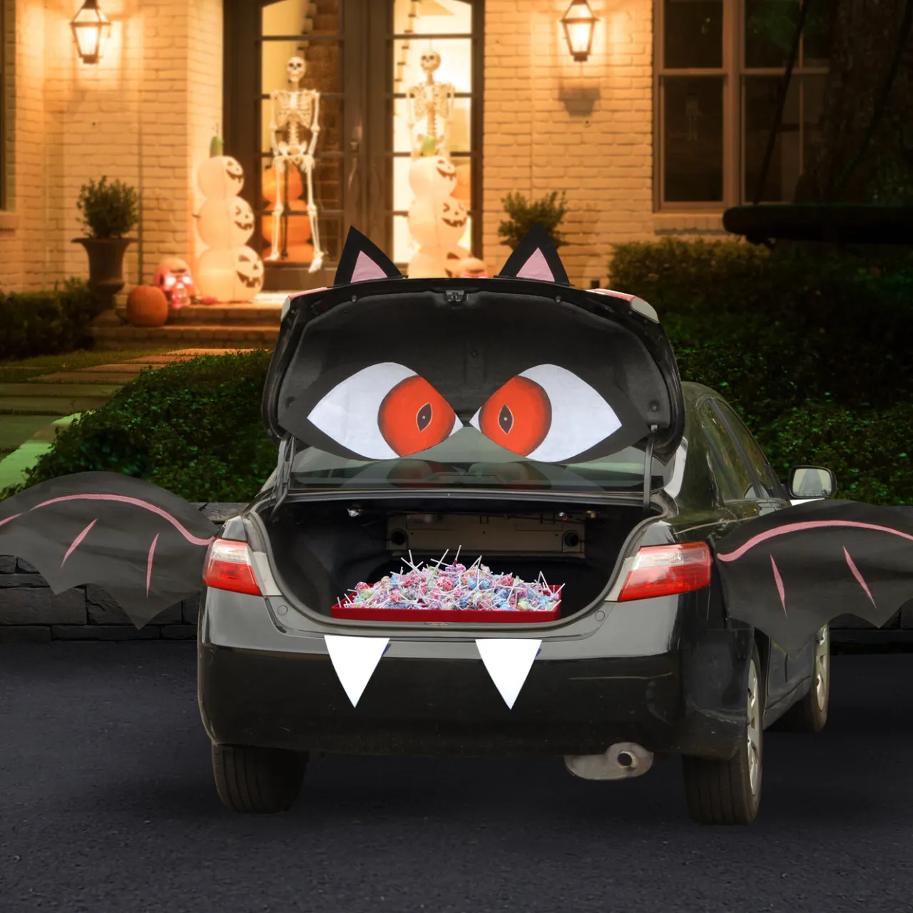 Hot National Tree Company 8-Piece Halloween Bat TRICKY TRUNKS Car Decoration Kit