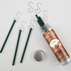 Online National Tree Company Scented Ornaments, 2-Pack- 6ct Bottle, 2 Dashes of Cinnamon, Fragrance-Infused Paper Sticks