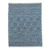 National Tree Company 5x7 ft. Navy Blue Hand Woven Outdoor Rug