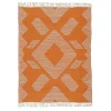 National Tree Company 5x7 ft. Papaya Hand Woven Outdoor Rug