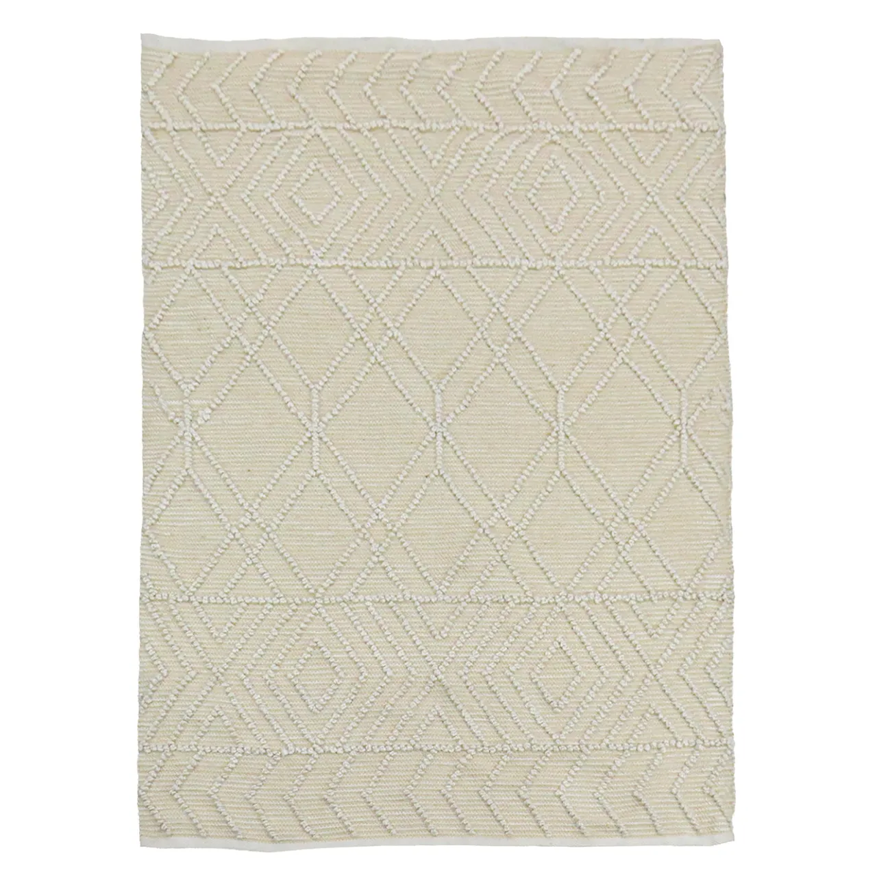 National Tree Company 5x7 ft. Sand Hand Woven Outdoor Rug