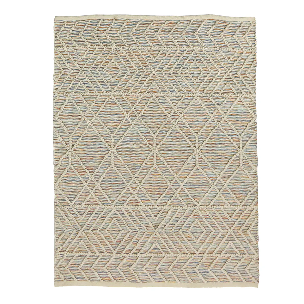 Best National Tree Company 5x7 ft.Multicolor Hand Woven Outdoor Rug